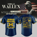 Michigan Wolverines Merch Morgan Wallen X Still The Problem Tour 2026 Baseball Jersey Fan Gift - Loomnari