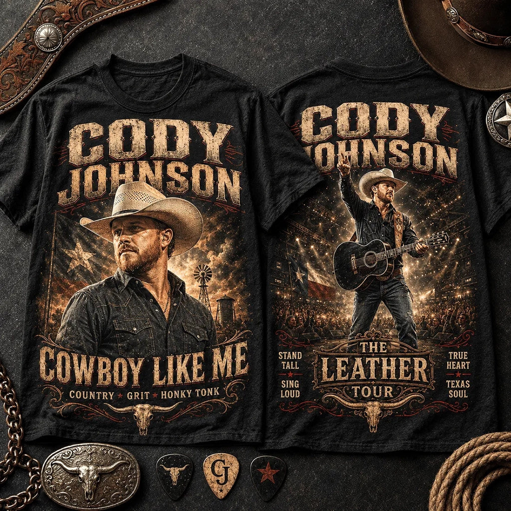 Cody Johnson Cowboy Like Me Country Music T-Shirt Cody Johnson Merch Gifts For Brother - Loomnari