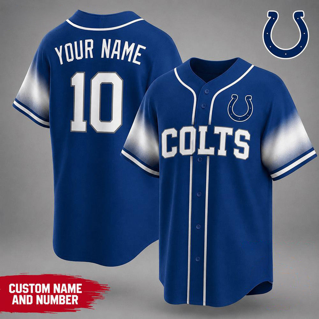 Personalized Indianapolis Colts Team Pride Baseball Jersey Indianapolis Colts Merch Gifts - Loomnari