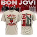 Bon Jovi Forever Tour New York Madison Square Garden T-Shirt Bon Jovi Merch Gifts For Fans - Loomnari