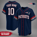 Personalized New England Patriots Team Pride Baseball Jersey New England Patriots Merch Gift - Loomnari