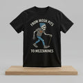 From Mosh Pits To Mezzanines Shirt 2026 Skeleton T-Shirt Funny Gift For Brothers - Loomnari