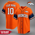 Personalized Denver Broncos Team Pride Baseball Jersey Denver Broncos Merch Gifts For Husband - Loomnari