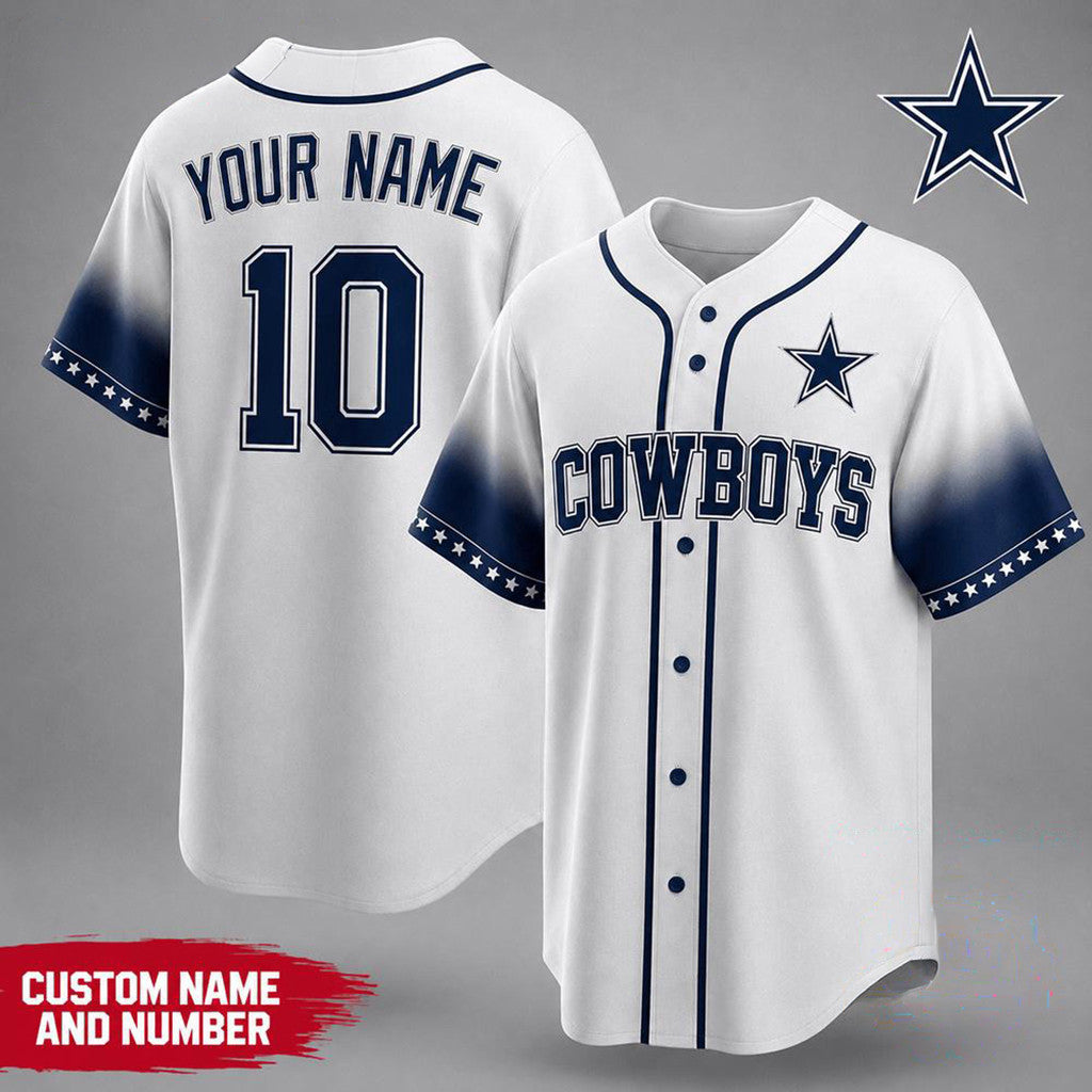Personalized Dallas Cowboys Team Pride Baseball Jersey Cowboys 1960 Merch Present Ideas - Loomnari