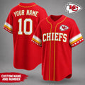 Personalized Kansas City Chiefs Team Pride Baseball Jersey Kansas City Chiefs Merch Gift For Fan - Loomnari