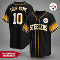 Personalized Pittsburgh Steelers Team Pride Baseball Jersey Pittsburgh Steelers Merch Present - Loomnari