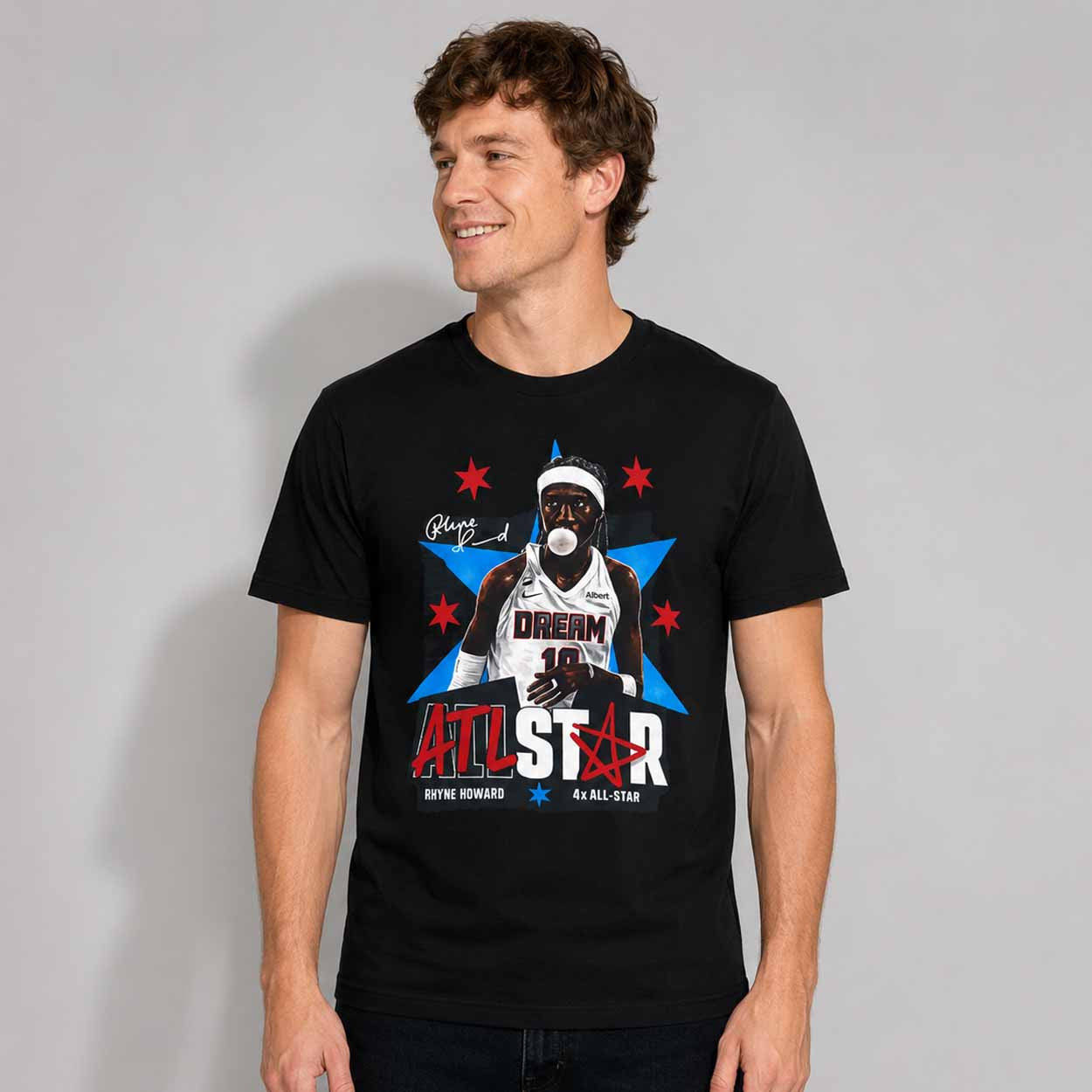 Rhyne Howard 4X All-Star Shirt Atlanta Dream Rhyne Howard Merch Gift For Basketball Fans - Loomnari