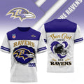 Baltimore Ravens This Girl Heart Her Ravens Baltimore Ravens Merch Minimalist Gifts For Fans - Loomnari