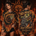 Godsmack No Mercy Tie Dye T-Shirt No Mercy Just Power Godsmack Shirt Best Gifts For Her - Loomnari