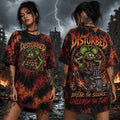 Disturbed Rat Hot Rod Premium Tie Dye T-Shirt Disturbed Break The Silence Unleash The Fury Shirt - Loomnari