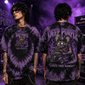 Deep Purple Louder Than Midnight Tie-Dye T-Shirt Deep Purple Merch Meaningful Gifts For Husband - Loomnari