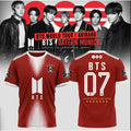 BTS World Tour Arirang X FC Bayern Munich T-Shirt Bangtan Boys Merch Gifts For Brother - Loomnari