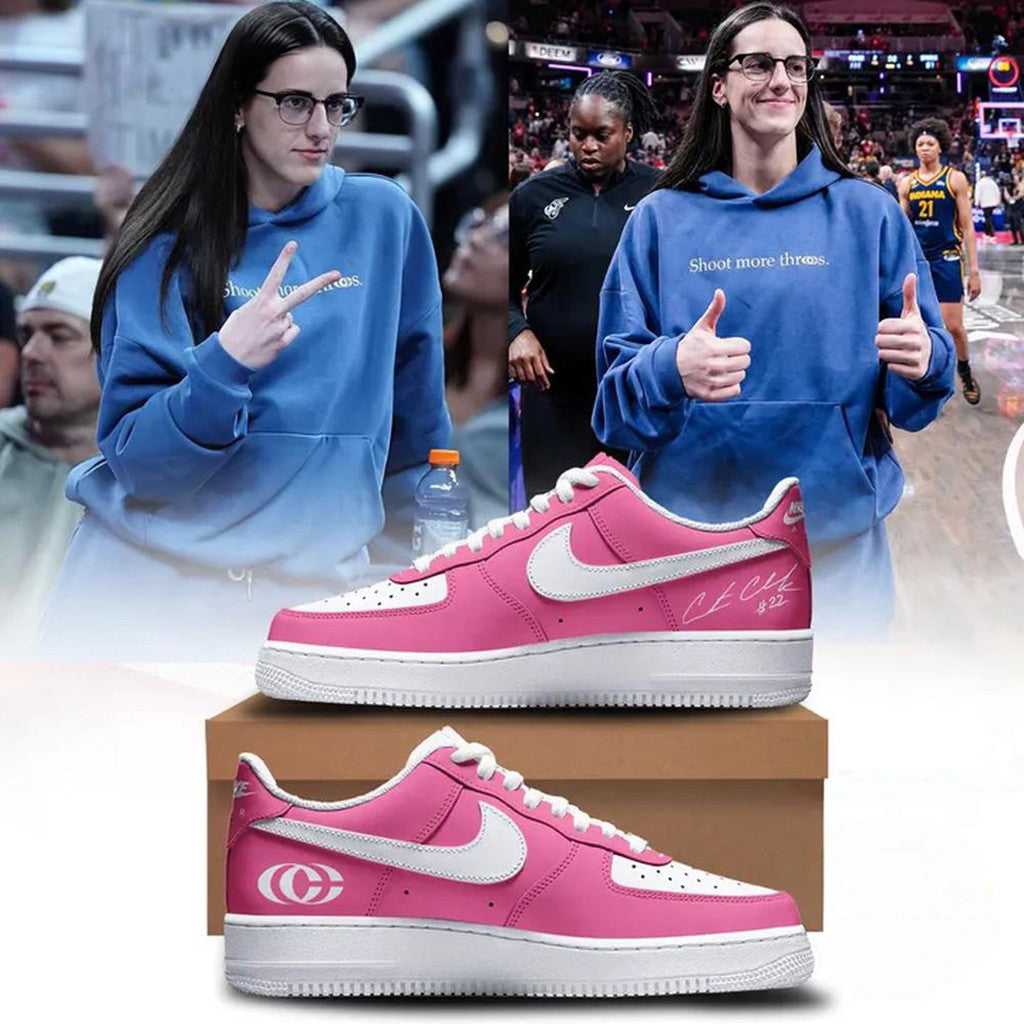 Caitlin Clark Shoot More Threes Shoes Caitlin Clark Signatures 2026 Merch Gift For Her - Loomnari