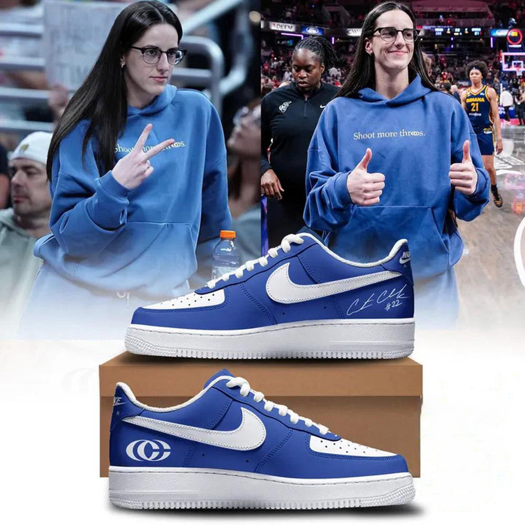 Caitlin Clark Shoot More Threes Shoes Caitlin Clark Signatures 2026 Merch Fan Gift - Loomnari