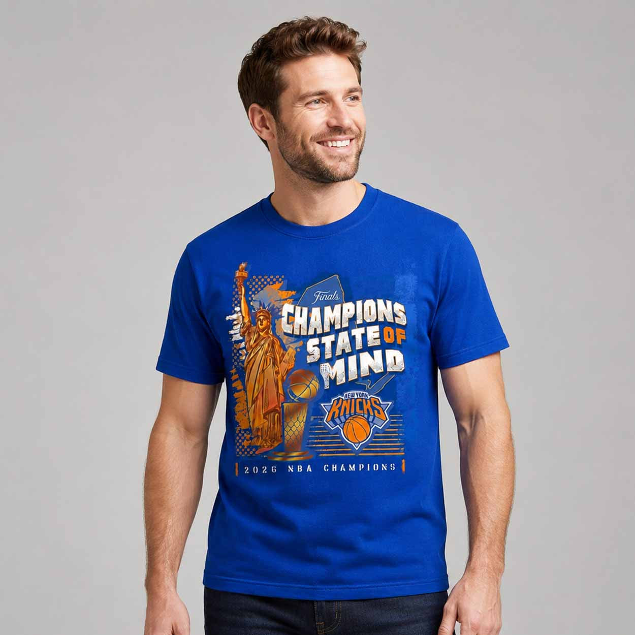 NY Knicks Jack Antonoff Finals Champions State Of Mind 2026 Shirt Knicks Merch Gift For Fans - Loomnari