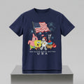 Spongebob God Bless Bikini Bottom USA Shirt Funny Patriotic Shirt Gift For Friends - Loomnari