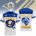 Los Angeles Rams Merch This Girl Loves Her Rams T-Shirt Gifts For Brother - Loomnari