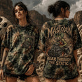 Mastodon Tie Dye Roar Through The Static T-Shirt Mastodon Merch Best Gifts - Loomnari