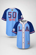 #50 Mookie Betts Jersey 2026 Los Angeles Dodgers Black Heritage Night Jersey LA Dodgers Merch - Loomnari