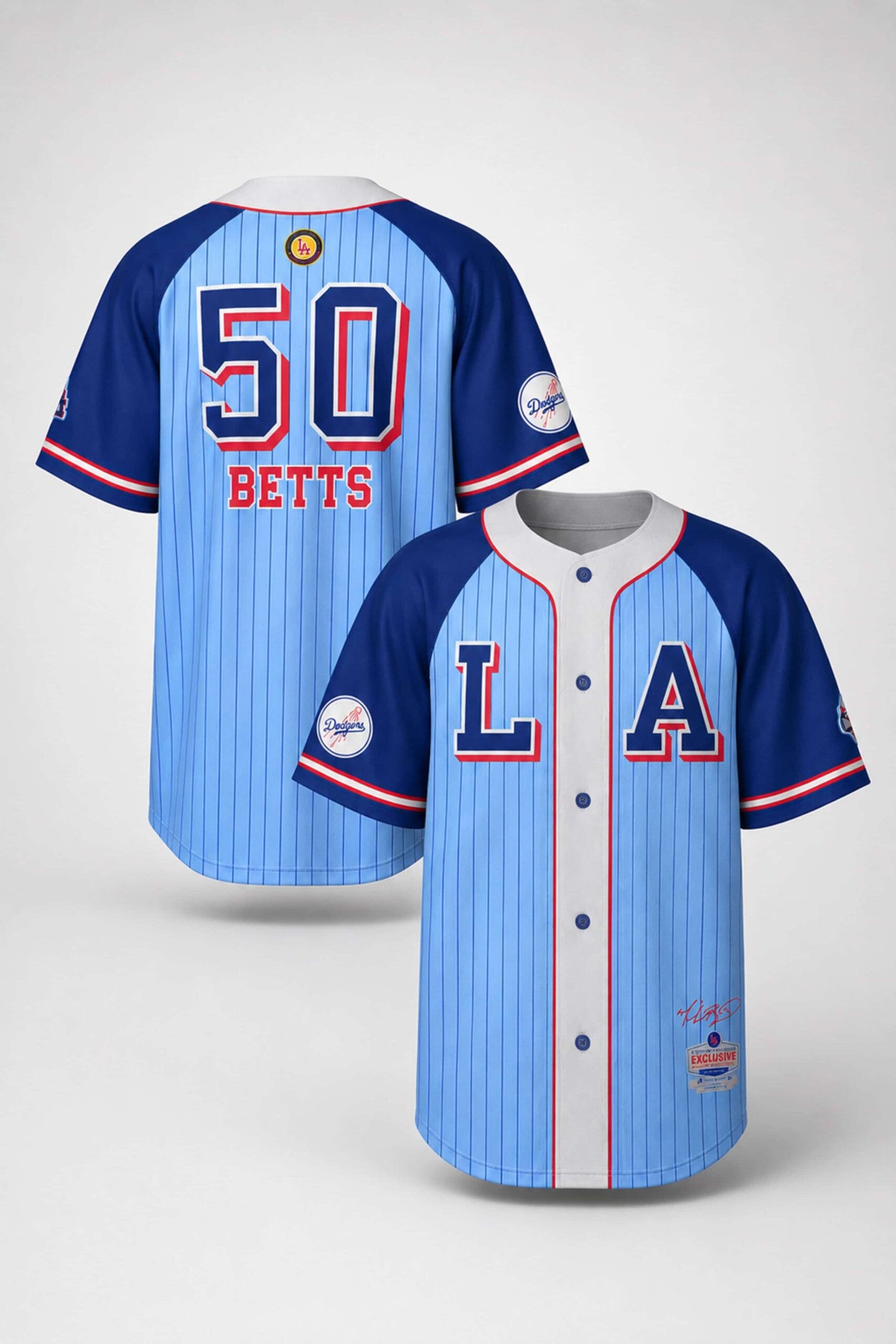#50 Mookie Betts Jersey 2026 Los Angeles Dodgers Black Heritage Night Jersey LA Dodgers Merch - Loomnari