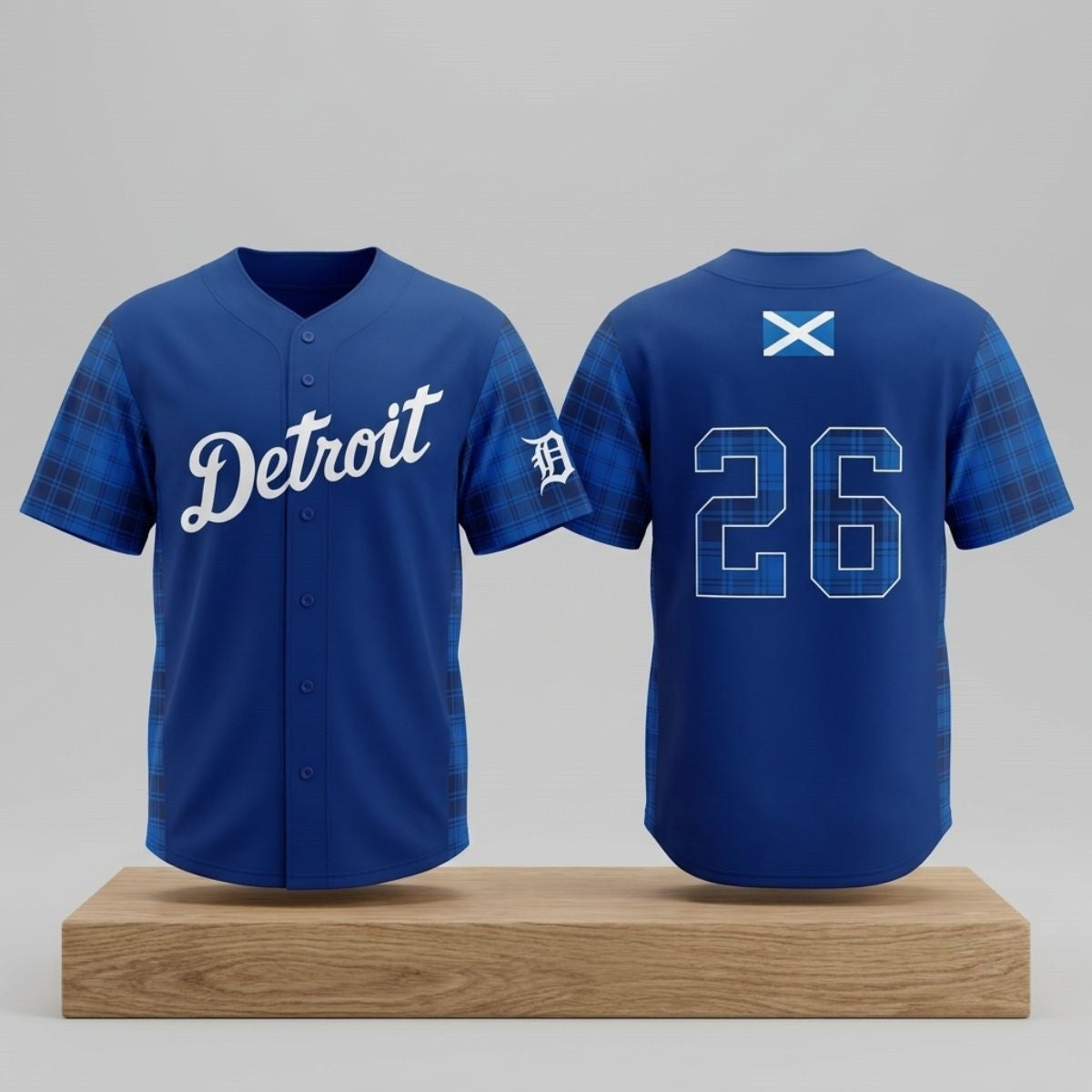 2026 Detroit Tigers Scottish Heritage Jersey Detroit Tigers Merch Special Gift For Dad - Loomnari