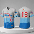 Eugene Emeralds Exploding Whales Jersey 2026 No 13 Jersey Eugene Emeralds Merch Gift For Fans - Loomnari