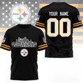 Personalized Pittsburgh Steelers Game Day T-Shirt Pittsburgh Steelers Merch Present - Loomnari