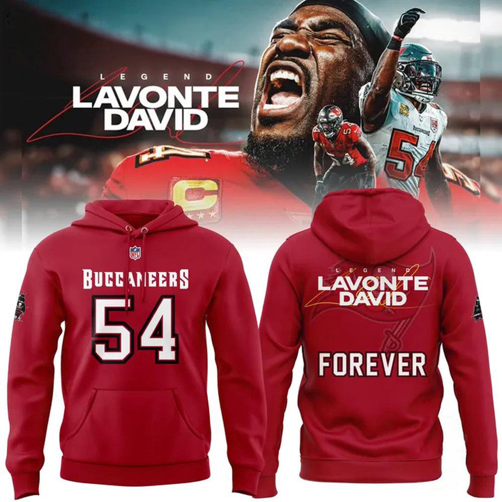 Tampa Bay Buccaneers Merch Lavonte David Forever A Buccaneer Hoodie Good Gifts For Brother - Loomnari