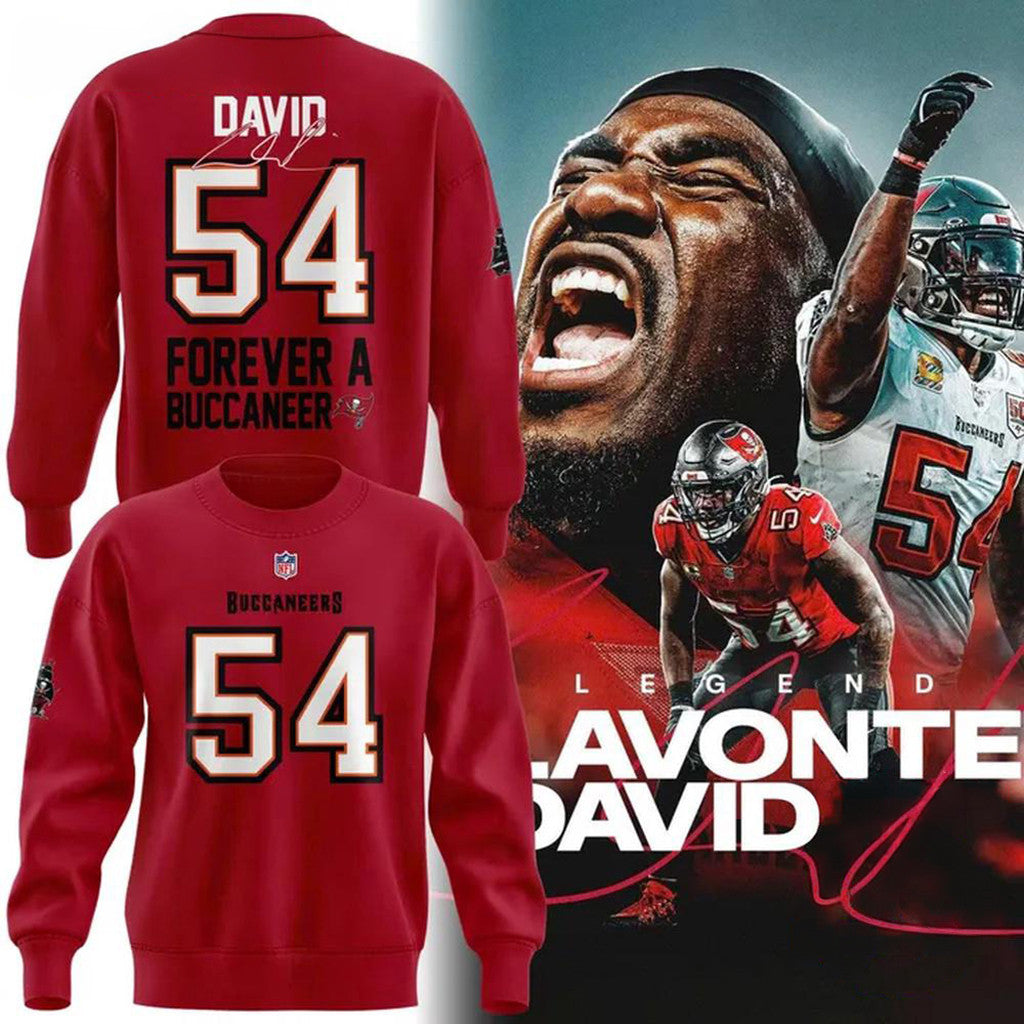 Tampa Bay Buccaneers Merch Lavonte David Forever A Buccaneer Sweatshirt Good Gifts - Loomnari