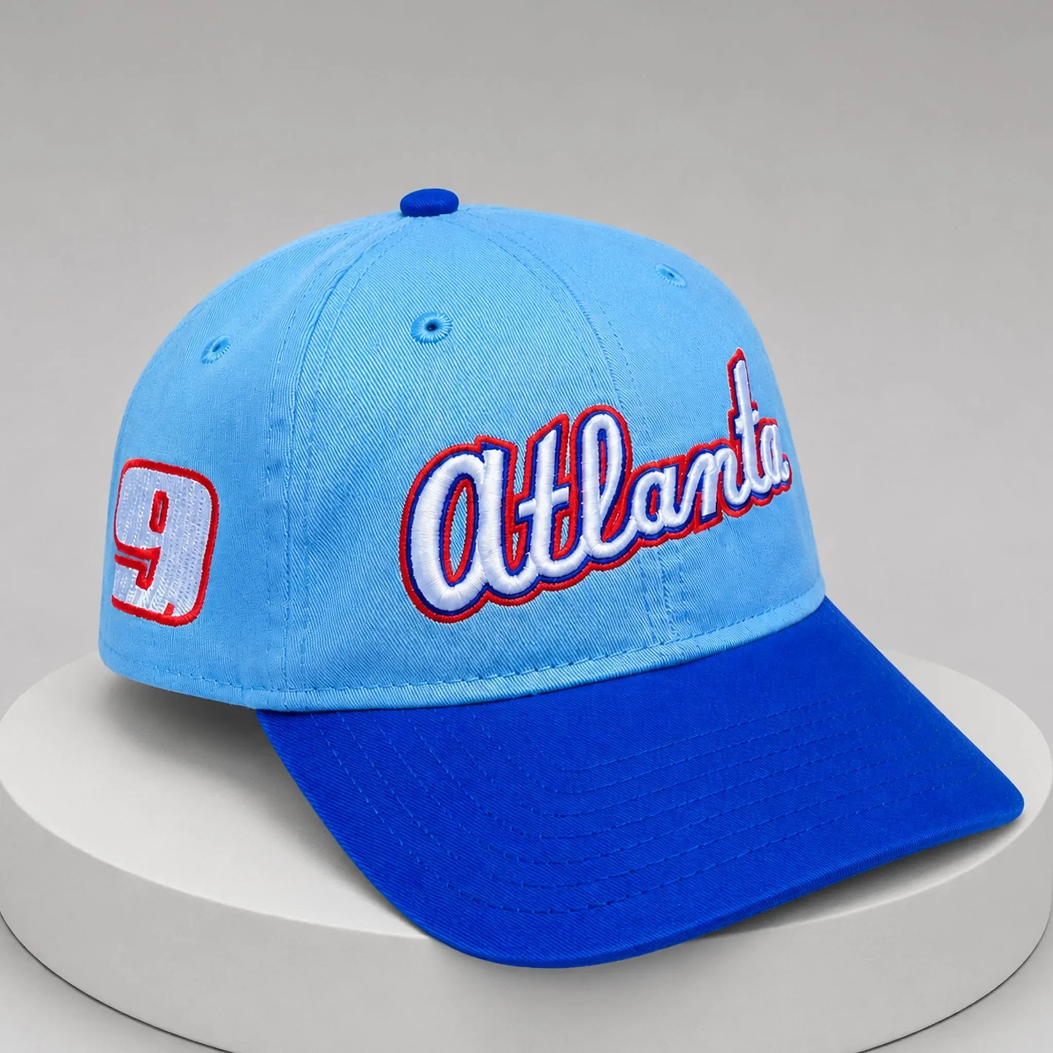 Chase Elliott 9 Atlanta Braves City Connect Hat Embroidered Chase Elliott Merch Brother Gifts - Loomnari