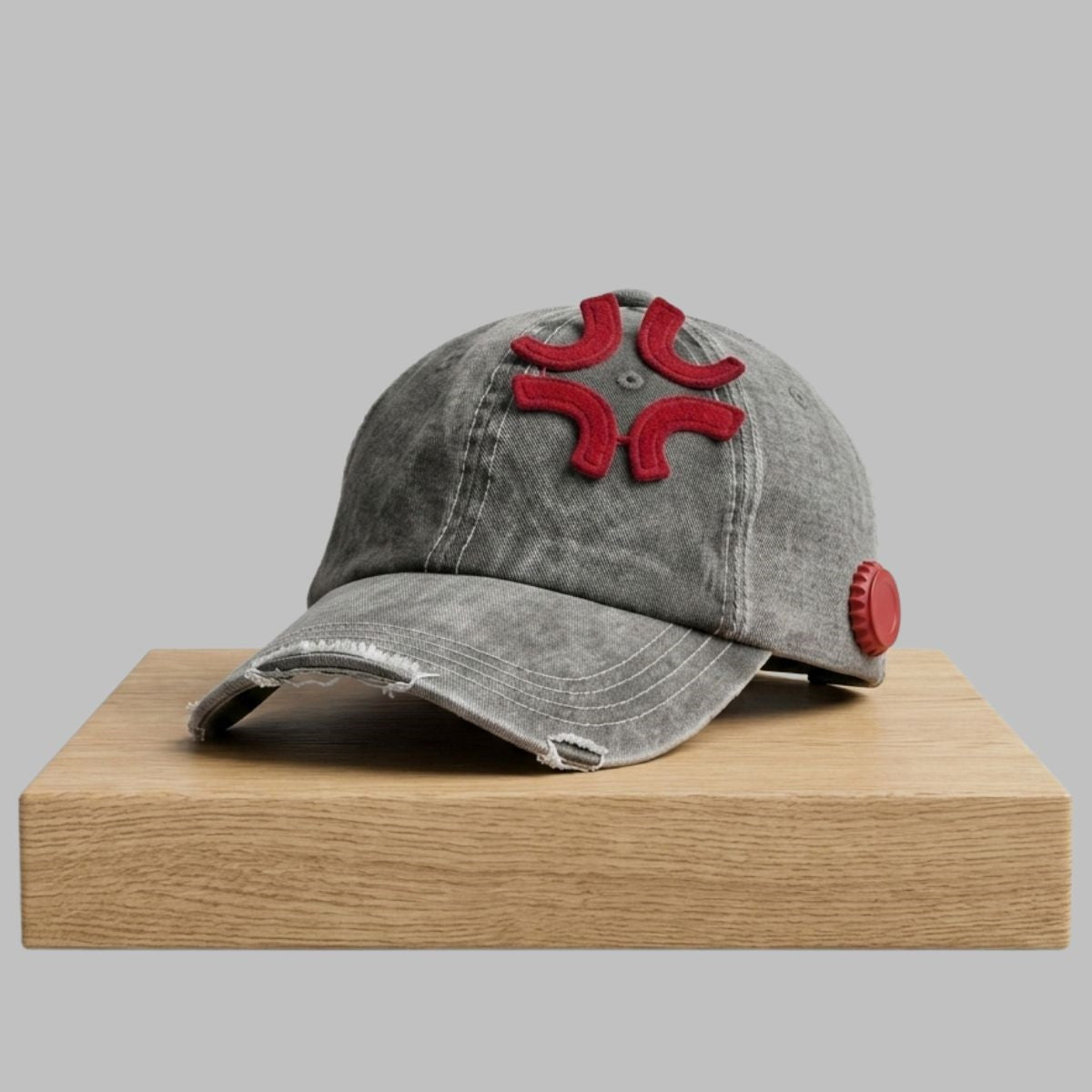 2026 Angry Hat Anime Manga Angry Symbol Cap Unique Gifts For Girlfriend - Loomnari