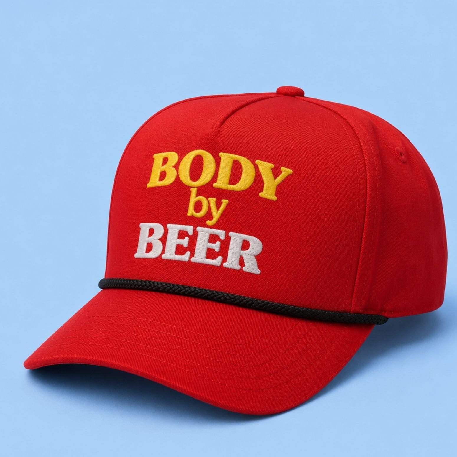 Body By Beer Embroidered Hat Funny Cap Beer Drinking Gift For Husband - Loomnari