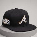 2026 Chase Elliott X Atlanta Braves Snapback Hat Embroidered Chase Elliott Merch Gift For Dad - Loomnari