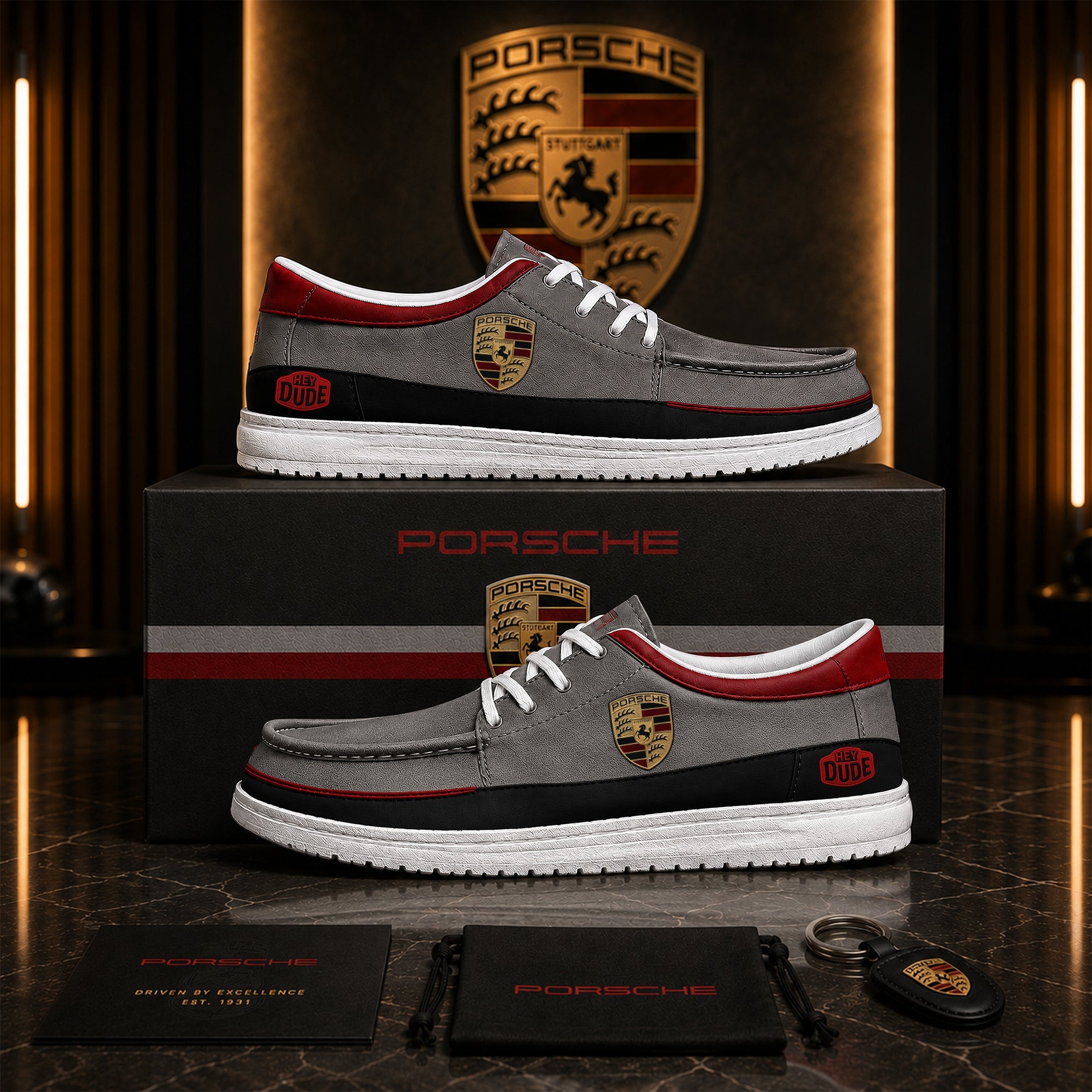 Pors Dudes Shoes 2026 Pors Merch Car Lover Sneaker Best Gifts For Friends - Loomnari