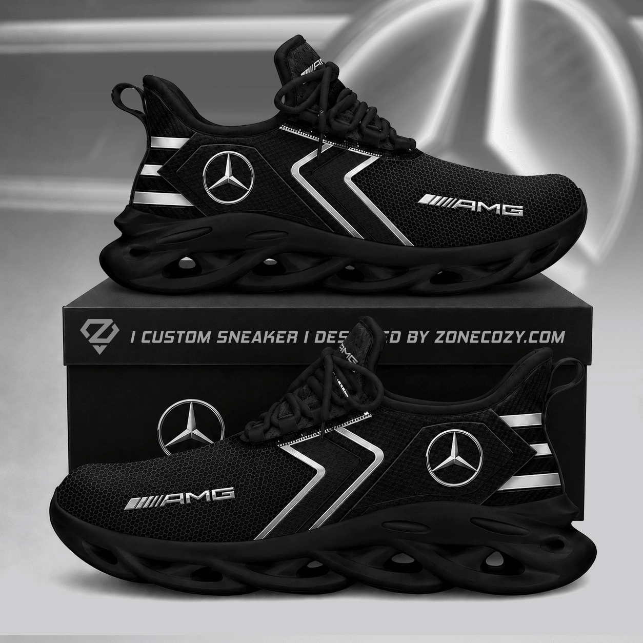 Merc AMG Shoes Sneaker 2026 Merc AMG Merch Birthday Gift Ideas For Boyfriend - Loomnari
