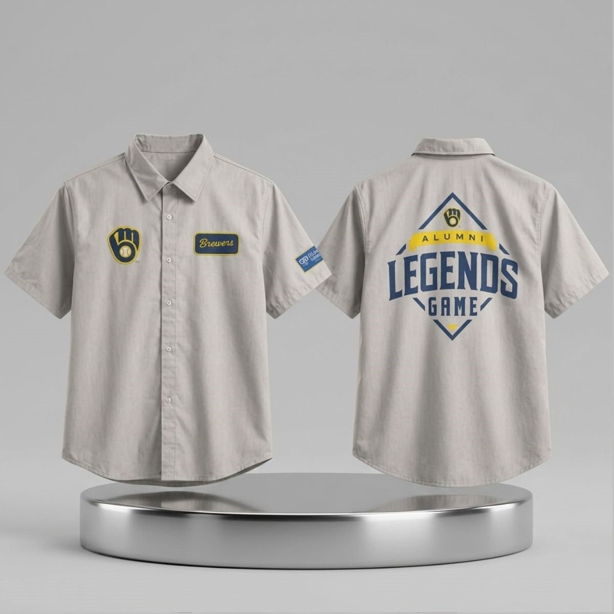 2026 Milwaukee Brewers American Family Field 25th Anniversary Hawaiian Shirt Brewers Merch - Loomnari
