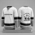 2026 Freedom Charlie Kirk In Loving Memory Hockey Jersey Charlie Kirk Memorial Merch - Loomnari