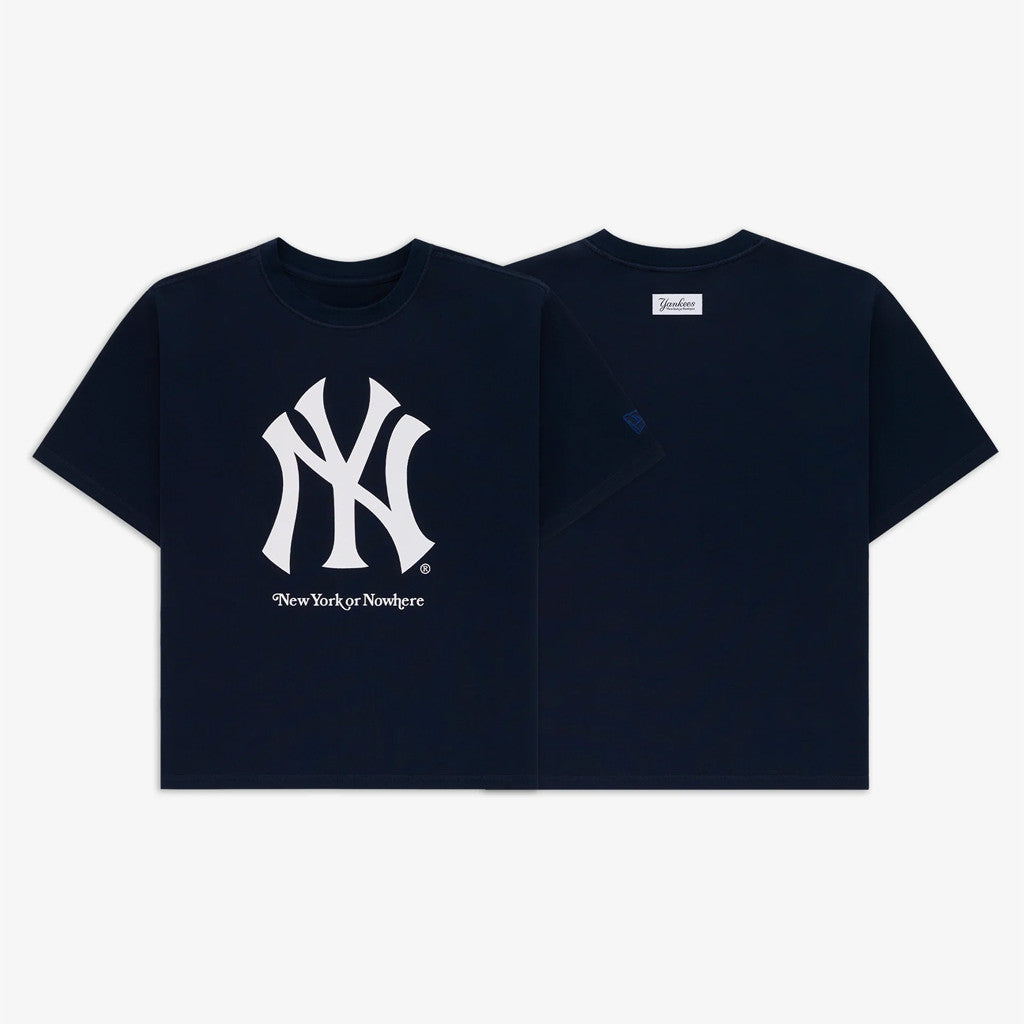 New York Or Nowhere Merch NYON X Yankees 2026 Yankees Pastime Crop T-Shirt Gift For Sisters - Loomnari