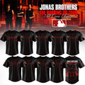 All Baseball Teams X Jonas Brothers The Burning Up Tour 2026 Baseball Jersey Fan Merch - Loomnari