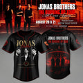 Jonas Brothers The Burning Up Tour 2026 Baseball Jersey Jonas Brothers Merch Pop Band Fan Gifts - Loomnari