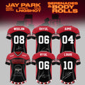 Jay Park 2026 World Tour X LNGSHOT Serenades Body Rolls Members Signature Jersey Jay Park Merch - Loomnari