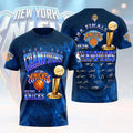New York Basketball Merch New York Knicks 2026 Finals Champions T-Shirt Gifts For Son - Loomnari