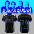 Duran Duran UK EU Autumn Tour 2026 Jersey Shirt Duran Duran Merch Gift For Pop Band Fans - Loomnari