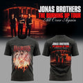 Jonas Brothers The Burning Up Tour All Over Again 2026 T-Shirt Jonas Brothers Tour Merch - Loomnari