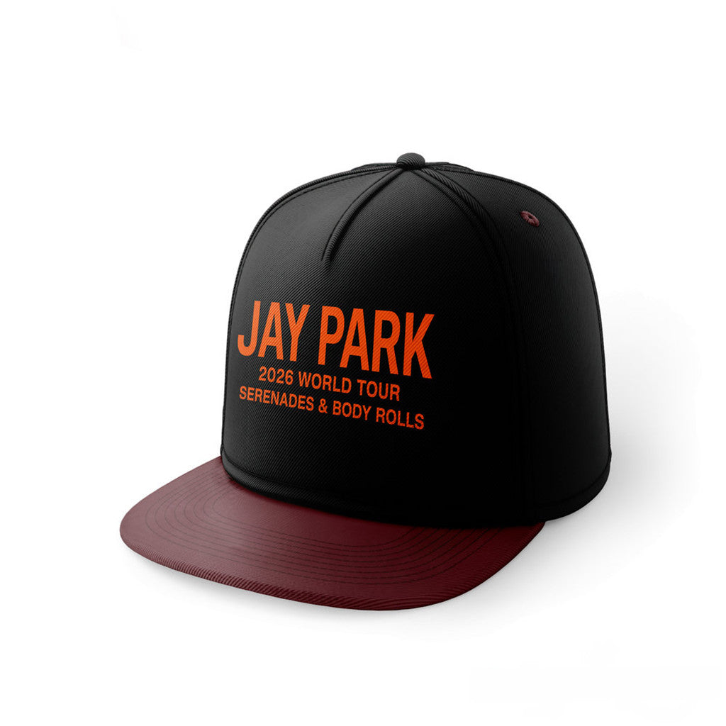 Jay Park 2026 World Tour X LNGSHOT Serenades Body Rolls Snapback Hat Jay Park Merch Fan Gifts - Loomnari