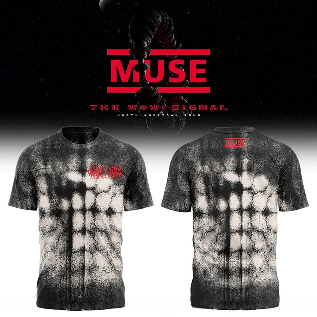 Muse Wow Signal North American Tour 2026 T-Shirt Muse Tour Merch Gift Ideas For Rock Lovers - Loomnari