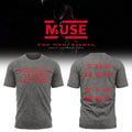 Muse Wow Signal North American Tour 2026 T-Shirt Muse Tour Merch Gifts For Rock Music Lovers - Loomnari