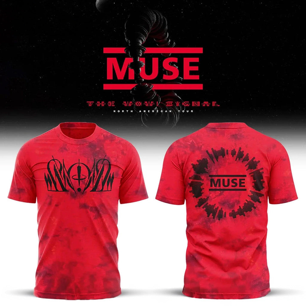 Muse Wow Signal North American Tour 2026 T-Shirt Muse Tour Merch Presents For Rock Lovers - Loomnari