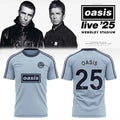 Oasis Live 25 London Wembley Stadium T-Shirt Oasis Merch Best Gift For Rock Band Fans - Loomnari