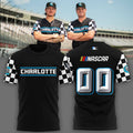 Personalized Charlotte Knights NASCAR Night T-Shirt 2026 Racing Fan Gear Gift For Dad - Loomnari